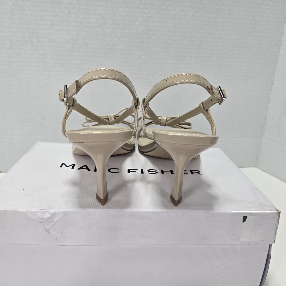 Marc Fisher Danzy Light Natural Beige Slingback Kitten Heels Women's Size 7M - Picture 5 of 9